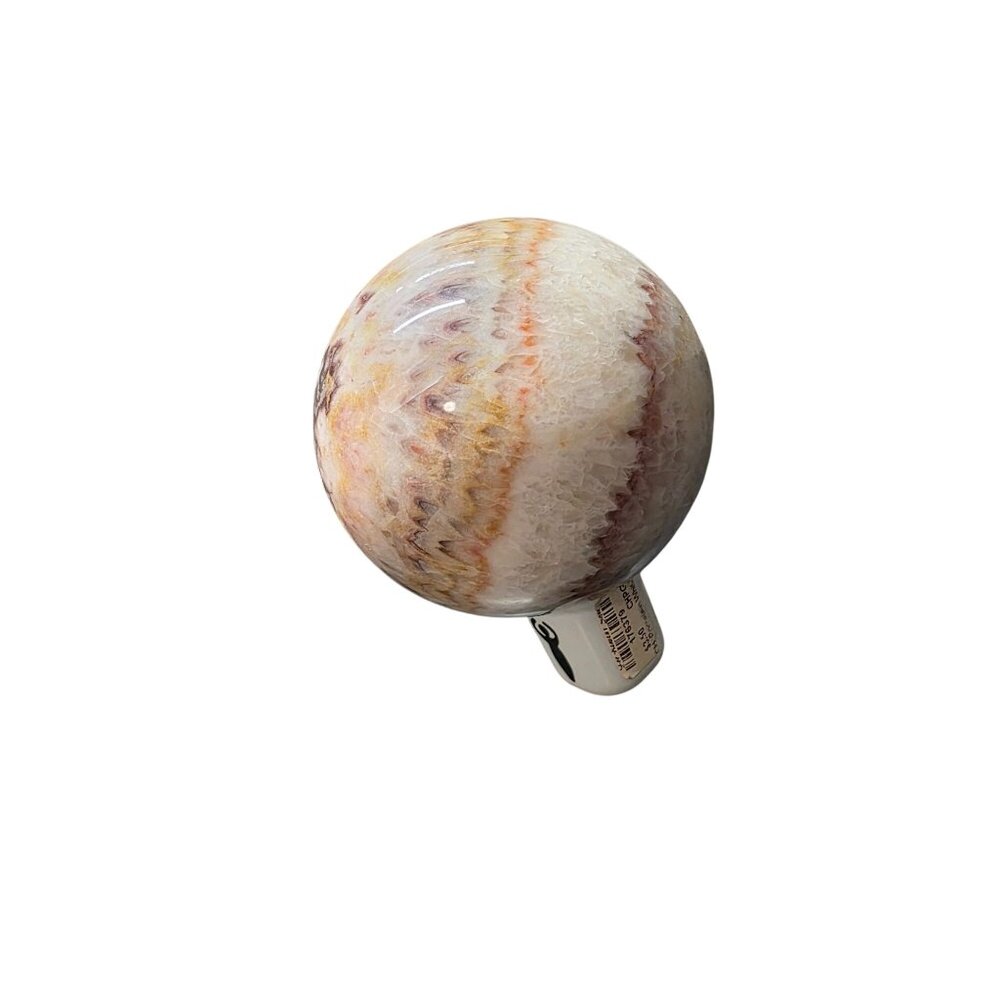 Natural Pork Stone Calcite Quartz Crystal Sphere